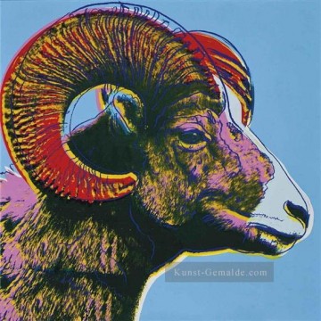 Bighorn Ram bedrohte Arten Andy Warhol Ölgemälde
